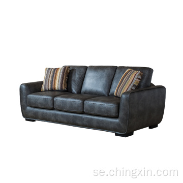 Soffor Partihandel Leather Aire Sectional Sofa sätter tre sits vardagsrum soffa möbler